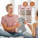 Anubhav Janni Breathing Teddy Bear Plush Baby Toy with Music Sounds Lights and Breathing Motion Breathing Toy with Lights Gift for Kids Size 30 cm (Pack of 1) (Multicolor) - Image 8