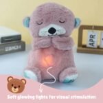 Anubhav Janni Breathing Teddy Bear Plush Baby Toy with Music Sounds Lights and Breathing Motion Breathing Toy with Lights Gift for Kids Size 30 cm (Pack of 1) (Multicolor) - Image 9