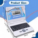 Anubhav Janni Notebook Computer Toy with 30 Fun Activities Educational Laptop for Kids Dual Power Supply Source Micro USB Cable 3 AA Battery (Not Included) Learning Music (Multicolor) - Image 3