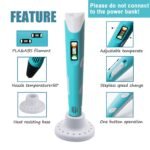 Anubhav Janni 3D Pen with USB Cable for Kids Printing Drawing Toy Perfect DIY and Crafting Set Ready to Create Kids Display Charging Arts Craft Kit Boys Girls (Multicolor) - Image 4