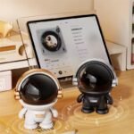 Anubhav Janni Compact Astronaut Smart Bluetooth Speaker with Gravity-Defying Design Portable Wireless for Superior Sound Experience Ideal Home Travel and Outdoor Use  Space Robot (Multicolor) - Image 3