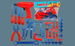 Anubhav Janni 29 Piece Kids Tool Kit Play Set Pretend Construction Toys for Boys Girls Plastic DIY Engineering with Drill Screwdrivers Accessories (Multicolor) - Image 4