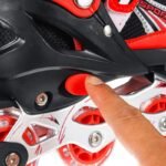Anubhav Janni Skate for Kids Roller Shoes Age 6 to 11 Years Adjustable Size Inline Skating Skates Boys Girls Boys and  LED Lights in Wheel Indoor Outdoor Beginner Training Skates (Red) - Image 6