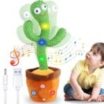 Anubhav Janni Rechargeable Toys Talking Cactus Baby for Kids Dancing Can Singing Recording Repeat Funny Education Children Playing Home Decor Toy (Multicolor)