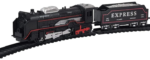 Anubhav Janni Electric Express Train Set 13 Pieces Realistic Simulation Battery Operated High-Speed Small Black Train Toy Set for Kids Boys Girls and Toddlers (Pack Of 1) - Image 3