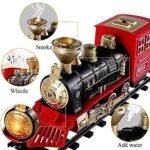 Anubhav Janni Train Toys for Kids with Track Big Size Battery Operated Modal Set Choo Choo Train Real Smoke Light Sound Engine Container Coal Oil Baby Boys & Girls (Pack of 1) - Image 6