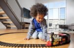Anubhav Janni Train Toys for Kids with Track Big Size Battery Operated Modal Set Choo Choo Train Real Smoke Light Sound Engine Container Coal Oil Baby Boys & Girls (Pack of 1) - Image 8