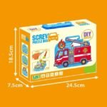 Anubhav Janni 285 Pcs DIY Creative Puzzle Box for Kids Educational Building Toy Kit with Drill Learning Construction Set for Boys Girls Carry Case Toy Gift for 3+ Years (Fire Theme) - Image 6