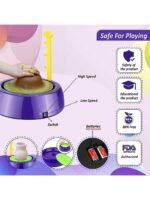 Anubhav Janni Pottery Wheel Toy Set Kids with Clay Pottery Wheel Game Set for Above 3 Years Kids (Multicolor) - Image 3