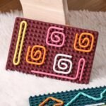 Anubhav Janni Activity Board Double Sided Silicone Fidget Toy for Kids & Adults Silent Calming Anxiety Portable with Travel Bag Strings Ages Above 3 Years (Multicolor) - Image 6