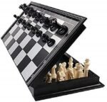 Anubhav Janni Chess Board Magnetic Chessboard Game Set with Folding Travel Portable Case Chess game Classic Prefect Gift for Kids and Adults (Pack Of 1)