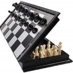 Anubhav Janni Chess Board Magnetic Chessboard Game Set with Folding Travel Portable Case Chess game Classic Prefect Gift for Kids and Adults (Pack Of 1)