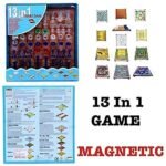 Anubhav Janni 13 In 1 Family Board Games Magnetic Loodo Chess Snake and Ladder More Game for Above 3 Years Kids Best For Entertainment Purpose. - Image 3