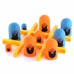 Anubhav Janni 3D Gobble Game Engaging Strategy Gobble Board Game Learning Toy for Kids Families Tic Tac Toe Brain Boys Girls Above 3 Years Old Kids (Multicolor)