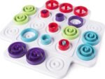 Anubhav Janni Tri Rings Board Game for Kids Teens Adults Family Fun Brain Mind Strategy 2-4 Players Table Top Interactive Toy with Colorful Stacking Ring Tic-Tac-Toe Style 2–4 Players - Image 4