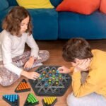 Anubhav Janni Chain Triangle Chess Game Board Games Fun Night Set Rubber Band Puzzle Interactive Brain Teaser 2 to 4 Players For Kids Adults and Players Puzzle For Entertainment Purpose - Image 9
