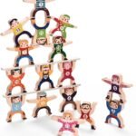 Anubhav Janni Wooden Balance Game for Kids Stacking Balancing Toy Educational Skill Development Puzzle Toddlers Building Blocks For Above 3 Years Kids (Multicolor)