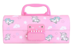 Anubhav Janni Unikorn Pencil Box Case Large Capacity Multi-Layer Multi-Function Storage Bag Secret Compartment for Kids (Color And Design As Per Stock) (Pack Of 1) - Image 2