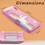Anubhav Janni Pencil Box for Kids Unikorn Pencil Box Kids Girls Boys Pop Up Best For Return Gifts for Kids (Pack Of 1) (Unikorn Theme) - Image 2