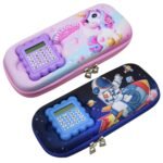 Anubhav Janni 3D Pencil Case Stylish Spacious School Organizer with Zipper Compartments School Supplies (Color And Design As Per Stock) (Pack Of 1)