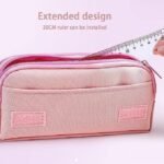 Anubhav Janni Kids Pencil Case New Cute Flower Style Pencil Pouch Big Pencil Case Zipper Pencil Kit Stationary Organizer for Girls and Boys (Flower Theme) - Image 4