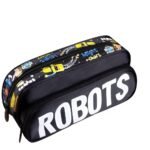 Anubhav Janni Pencil Pouches for Kids Stylish Cartoon Pouch for Girls Boys Pencil Pouches (Pack Of 1) (Robot Pencil Case)