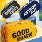 Anubhav Janni Pencil Pouches for Kids Stylish Cartoon Pouch for Girls Boys Pencil Pouches (Pack Of 1) (Good Duck Pencil Case) - Image 3