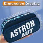 Anubhav Janni Pencil Pouches for Kids Stylish Cartoon Pouch for Girls Boys Pencil Pouches (Pack Of 1) (Astronaut Pencil Case) - Image 2