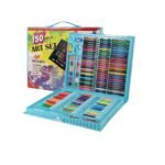 Anubhav Janni Children Art Drawing Crayons Set for Kids Case and Craft Supplies Painting Great Gift Kit Painting Color Markers Water Colors Brush Pencils (150 PCS) (Pack Of 1) (Multicolor)