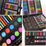 Anubhav Janni Children Art Drawing Crayons Set for Kids Case and Craft Supplies Painting Great Gift Kit Painting Color Markers Water Colors Brush Pencils (150 PCS) (Pack Of 1) (Multicolor) - Image 5