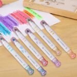 Anubhav Janni Cute Cat Pat Highlighter  Pen, 12 Color Highlighter Pens Set Pack of 6 Highlighter Pen Dual Tip (Multicolor) - Image 5
