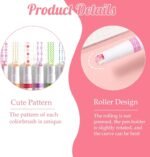 Anubhav Janni Curve Highlighter Pen Set 6 Different Dual Tip Flexible and Soft Touch Cute Pattern Colourful Curve Highlighter Pen Writing Markers for Writing Drawing Water Based - Image 7