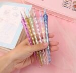 Anubhav Janni Crystal Gel Pen for Writing Glitter Pen Set 0.7 mm Pens for Girls Aesthetic Pen Smooth Writing Pens for Sketching Calligraphy Drafting Journal Art Craft Work - Image 2