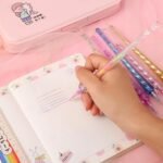 Anubhav Janni Crystal Gel Pen for Writing Glitter Pen Set 0.7 mm Pens for Girls Aesthetic Pen Smooth Writing Pens for Sketching Calligraphy Drafting Journal Art Craft Work - Image 4