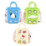 Anubhav Janni Silicone Sling Beach Bag with Holes Adjustable Straps Charms Sling Bags (Design And Color Sent As Per Stock) (Pack Of 1)