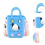 Anubhav Janni Silicone Sling Beach Bag with Holes Adjustable Straps Charms Sling Bags (Design And Color Sent As Per Stock) (Pack Of 1) - Image 4