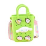 Anubhav Janni Silicone Sling Beach Bag with Holes Adjustable Straps Charms Sling Bags (Design And Color Sent As Per Stock) (Pack Of 1) - Image 7