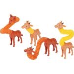 Anubhav Janni LED Telescopic Giraffe Toy Pop Tubes Fidget Toys Shape Changing Telescopic Sensory Tubes Fidget Tubes Suction Toy Funny Gift (Pack of 1) - Image 2