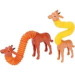 Anubhav Janni LED Telescopic Giraffe Toy Pop Tubes Fidget Toys Shape Changing Telescopic Sensory Tubes Fidget Tubes Suction Toy Funny Gift (Pack of 1) - Image 3