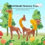 Anubhav Janni LED Telescopic Giraffe Toy Pop Tubes Fidget Toys Shape Changing Telescopic Sensory Tubes Fidget Tubes Suction Toy Funny Gift (Pack of 1) - Image 4