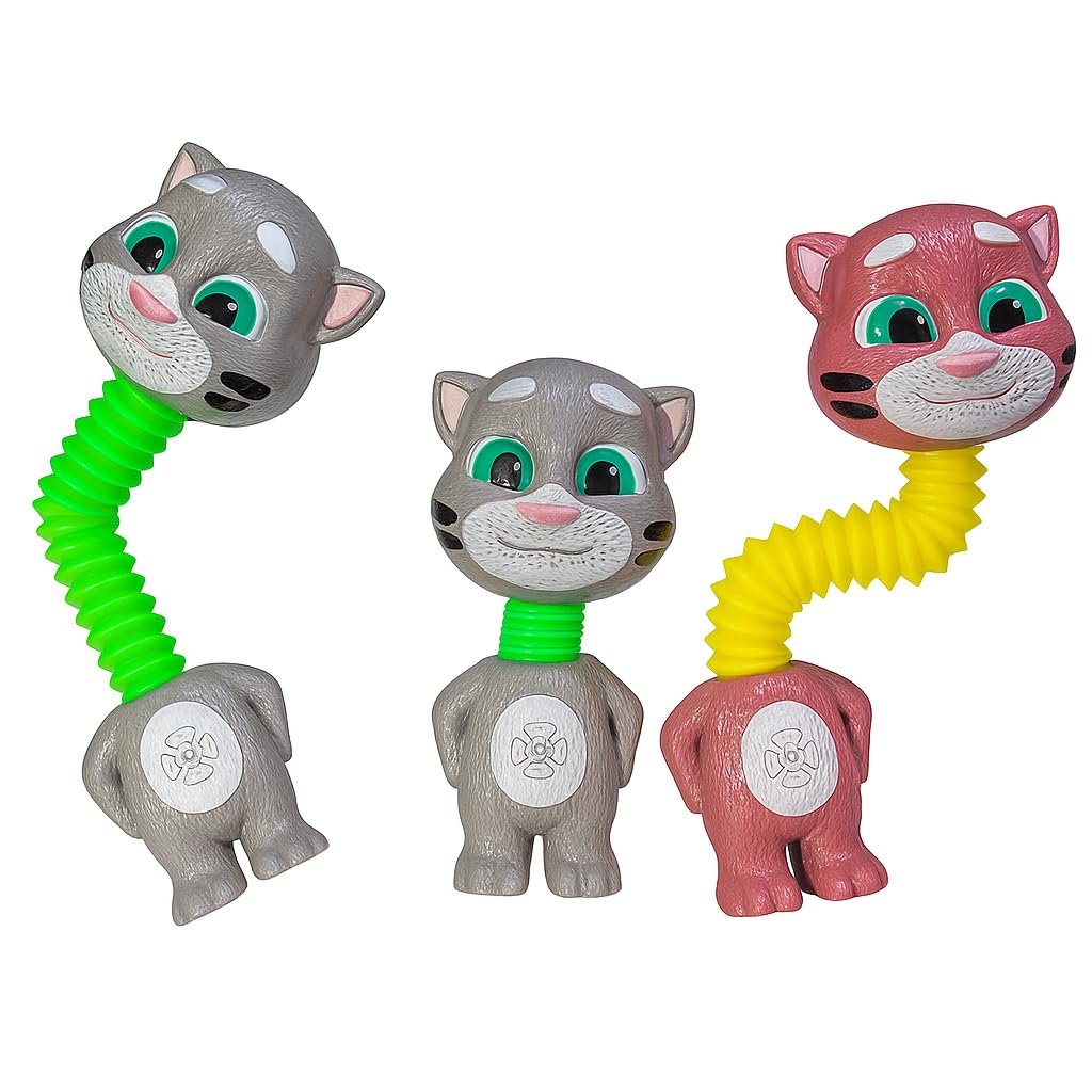 Anubhav Janni Telescopic Tube Shape Changing Cute Tomy Cat Pop Tubes Fidget Toys Parent-Child Interactive Toy (Color And Design Sent As Per Stock) (Pack Of 1) Anubhav Janni Telescopic Tube Shape Changing Cute Tomy Cat Pop Tubes Fidget Toys Parent-Child Interactive Toy (Color And Design Sent As Per Stock) (Pack Of 1) - Image 1