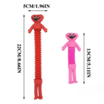 Anubhav Janni Telescopic Tube Shape Changing Cute Poppy Pop Tubes Fidget Toys Parent-Child Interactive Toy (Color And Design Sent As Per Stock) (Pack Of 1) - Image 2
