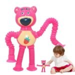 Anubhav Janni Telescopic Tube Shape Changing Cute Cartoon Character LED Pop Tubes Fidget Toys Parent-Child Interactive Toy (Color And Design Sent As Per Stock) (Pack Of 1)