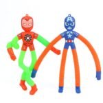 Anubhav Janni Telescopic Tube Shape Changing Cute cartoon character LED Pop Tubes Fidget Toys Parent-Child Interactive Toy (Color And Design Sent As Per Stock) (Pack Of 1)