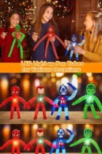 Anubhav Janni Telescopic Tube Shape Changing Cute cartoon character LED Pop Tubes Fidget Toys Parent-Child Interactive Toy (Color And Design Sent As Per Stock) (Pack Of 1) - Image 3