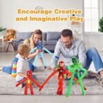 Anubhav Janni Telescopic Tube Shape Changing Cute cartoon character LED Pop Tubes Fidget Toys Parent-Child Interactive Toy (Color And Design Sent As Per Stock) (Pack Of 1) - Image 5