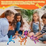 Anubhav Janni Telescopic Tube Shape Changing Cute Dogi LED Pop Tubes Fidget Toys Parent-Child Interactive Toy (Color And Design Sent As Per Stock) (Pack Of 1) - Image 2