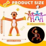 Anubhav Janni Telescopic Tube Shape Changing Cute Dogi LED Pop Tubes Fidget Toys Parent-Child Interactive Toy (Color And Design Sent As Per Stock) (Pack Of 1) - Image 4