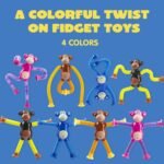 Anubhav Janni Telescopic Tube Shape Changing Cute Panther LED Pop Tubes Fidget Toys Parent-Child Interactive Toy (Color And Design Sent As Per Stock) (Pack Of 1) - Image 6