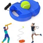 Anubhav Janni Tennis Trainer Rebound Ball Set Solo Training Cricket Self Practice with String Equipment for Kids Adult Re-Bound Balls (Multicolor)